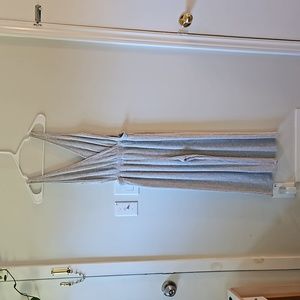 Cross over Summer Jumpsuit with side cut outs, ankle length striped